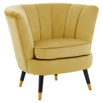 Load image into Gallery viewer, Loretta Pistachio Velvet Shell Accent Chair
