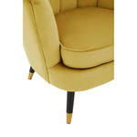Load image into Gallery viewer, Loretta Pistachio Velvet Shell Accent Chair
