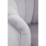 Load image into Gallery viewer, Loretta Grey Velvet Shell Accent Chair

