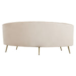 Load image into Gallery viewer, Hasna Three Seat Beige Velvet Sofa
