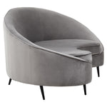 Load image into Gallery viewer, Hasina Three Seat Grey Velvet Sofa
