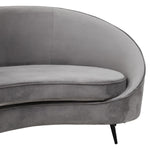 Load image into Gallery viewer, Hasina Three Seat Grey Velvet Sofa
