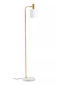 Newton White And Gold Floor Lamp