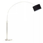 Load image into Gallery viewer, Hubert Satin Nickel Finish Metal Floor Lamp
