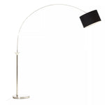 Load image into Gallery viewer, Hubert Satin Nickel Finish Metal Floor Lamp
