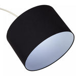 Load image into Gallery viewer, Hubert Satin Nickel Finish Metal Floor Lamp

