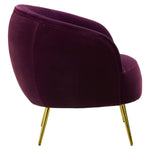 Load image into Gallery viewer, Manhattan Purple Velvet Armchair
