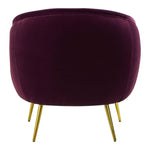 Load image into Gallery viewer, Manhattan Purple Velvet Armchair
