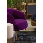 Load image into Gallery viewer, Manhattan Purple Velvet Armchair
