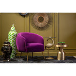 Load image into Gallery viewer, Manhattan Purple Velvet Armchair
