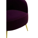 Load image into Gallery viewer, Manhattan Purple Velvet Armchair
