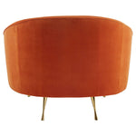 Load image into Gallery viewer, Manhattan Orange Velvet Armchair
