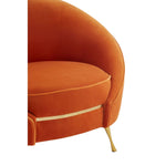 Load image into Gallery viewer, Manhattan Orange Velvet Armchair
