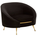 Load image into Gallery viewer, Manhattan Black Velvet Armchair
