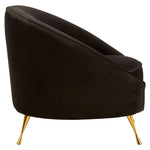 Load image into Gallery viewer, Manhattan Black Velvet Armchair

