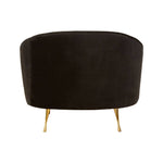 Load image into Gallery viewer, Manhattan Black Velvet Armchair
