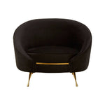 Load image into Gallery viewer, Manhattan Black Velvet Armchair
