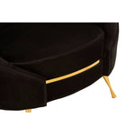 Load image into Gallery viewer, Manhattan Black Velvet Armchair

