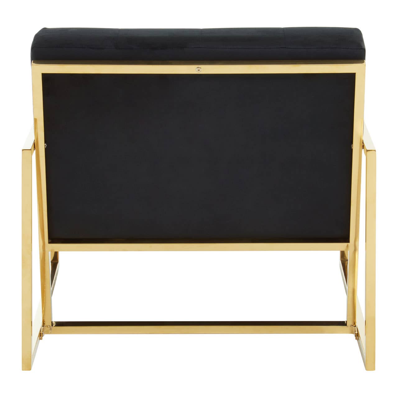Azalea Black Velvet Lounge Chair