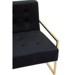 Load image into Gallery viewer, Azalea Black Velvet Lounge Chair
