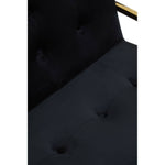 Load image into Gallery viewer, Azalea Black Velvet Lounge Chair

