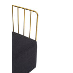 Load image into Gallery viewer, Azalea Black Fabric and Metal Chair
