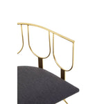 Load image into Gallery viewer, Azalea Black Dining Chair with Gold Frame
