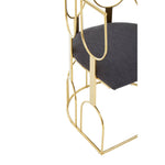 Load image into Gallery viewer, Azalea Black Dining Chair with Gold Frame
