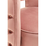 Load image into Gallery viewer, Yasmeen Pink Velvet Swivel Chair
