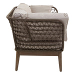 Load image into Gallery viewer, Opus Three Seat Bronze and Charcoal Sofa
