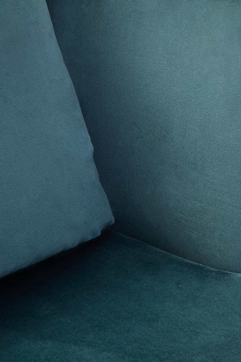 Hale Azure Velvet Revolving Chair