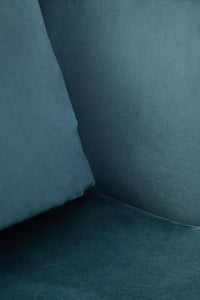 Hale Azure Velvet Revolving Chair