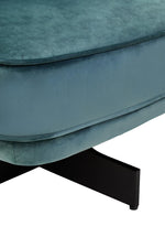 Load image into Gallery viewer, Hale Azure Velvet Revolving Chair
