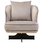 Load image into Gallery viewer, Hale Grey Velvet Revolving Chair
