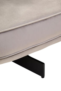 Hale Grey Velvet Revolving Chair