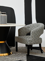 Load image into Gallery viewer, Regents Park Greek Key design Cutout Lounge Chair
