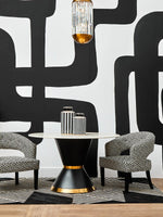 Load image into Gallery viewer, Regents Park Greek Key design Cutout Lounge Chair
