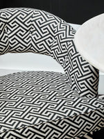 Load image into Gallery viewer, Regents Park Greek Key design Cutout Lounge Chair
