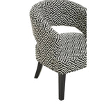Load image into Gallery viewer, Regents Park Greek Key design Cutout Lounge Chair
