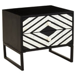 Load image into Gallery viewer, Fusion Two Drawer Side Tables with Bone Inlay

