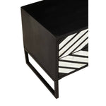 Load image into Gallery viewer, Fusion Two Drawer Side Tables with Bone Inlay
