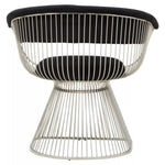 Load image into Gallery viewer, Vogue Black Velvet and Silver Frame Chair
