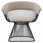 Load image into Gallery viewer, Vogue Mink Velvet and Black Frame Chair
