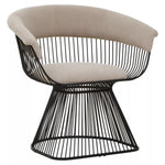 Load image into Gallery viewer, Vogue Mink Velvet and Black Frame Chair
