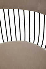 Load image into Gallery viewer, Vogue Mink Velvet and Black Frame Chair
