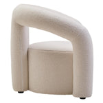 Load image into Gallery viewer, Davina Ivory Textured Boucle Effect Statement Chair
