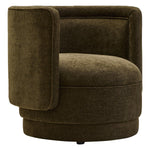 Load image into Gallery viewer, Drake Chenille Effect Curve Forrest Green Chair
