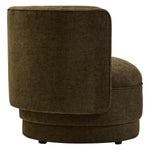 Load image into Gallery viewer, Drake Chenille Effect Curve Forrest Green Chair
