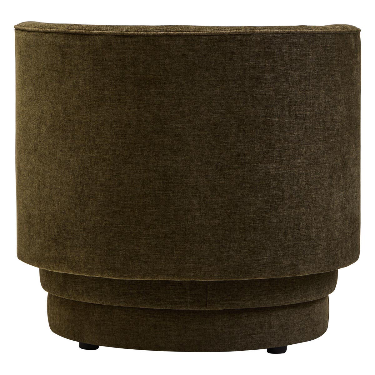 Drake Chenille Effect Curve Forrest Green Chair