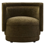 Load image into Gallery viewer, Drake Chenille Effect Curve Forrest Green Chair
